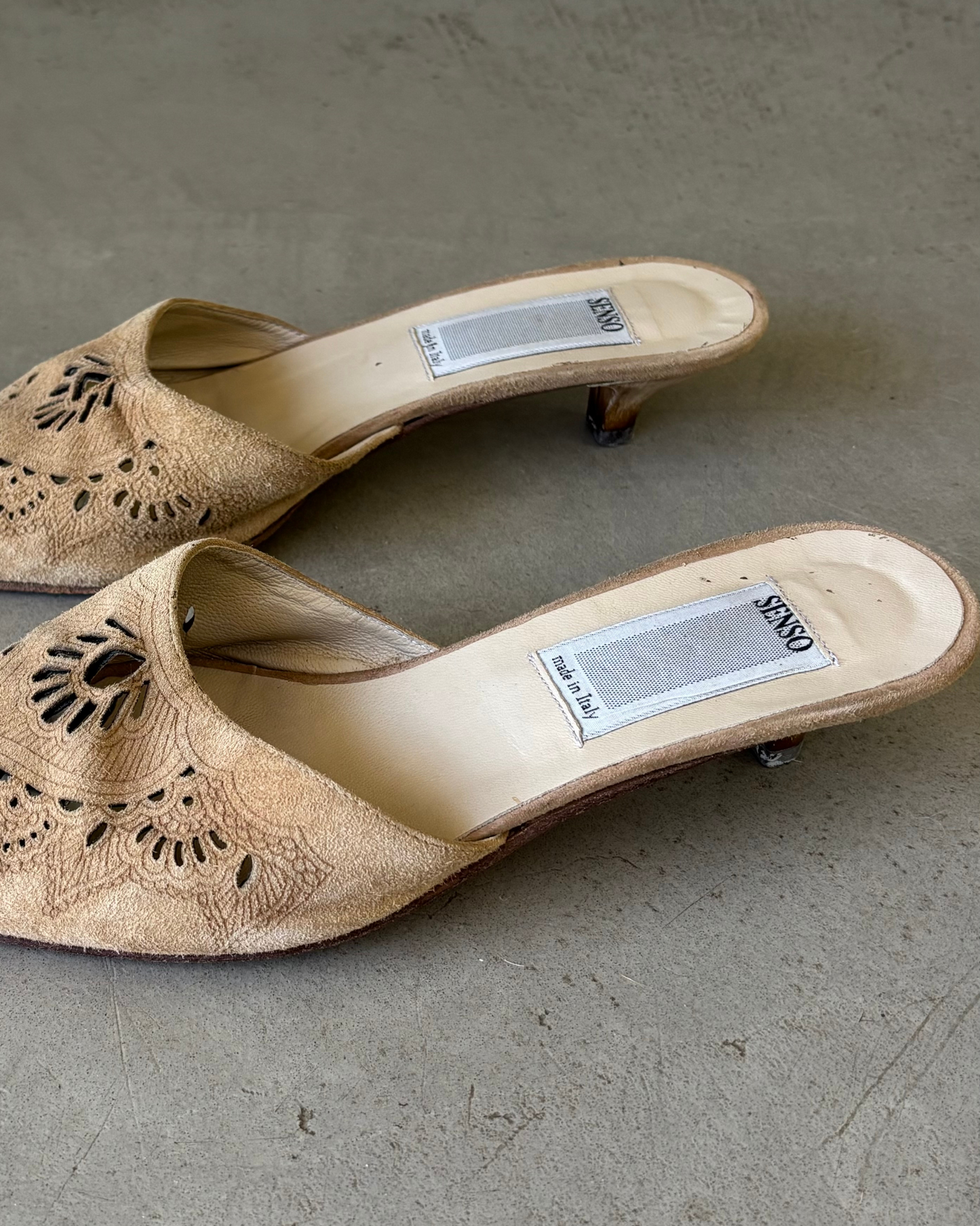 Senso Suede Kitten Heels