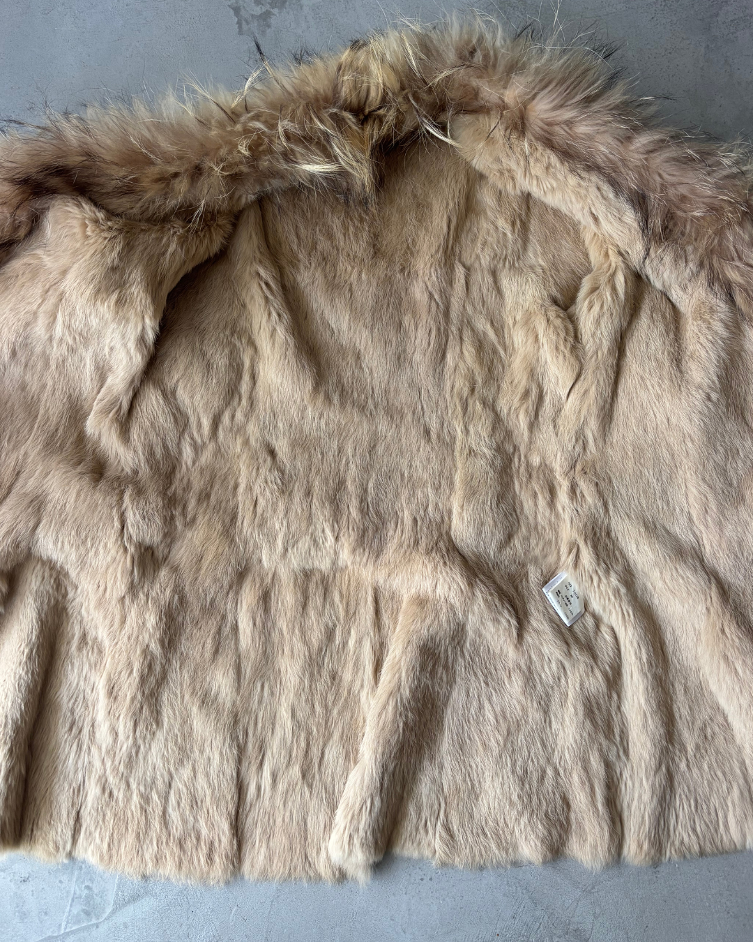Rabbit Fur Vintage Coat