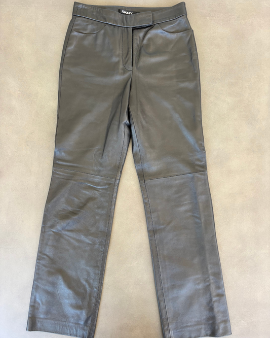 DKNY Leather Pants
