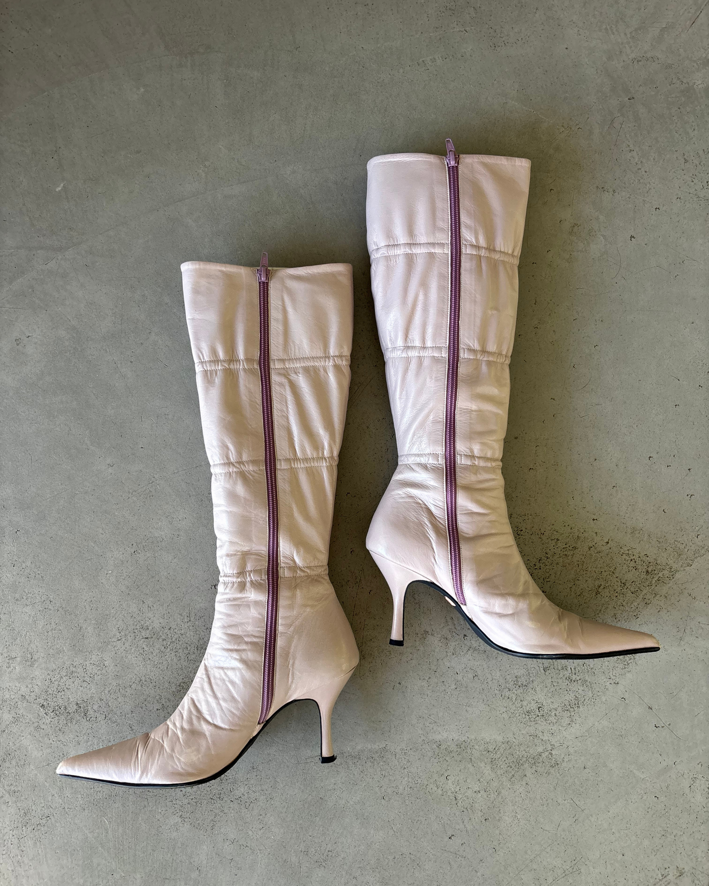 Morgan De Toi Baby Pink Bow Boots