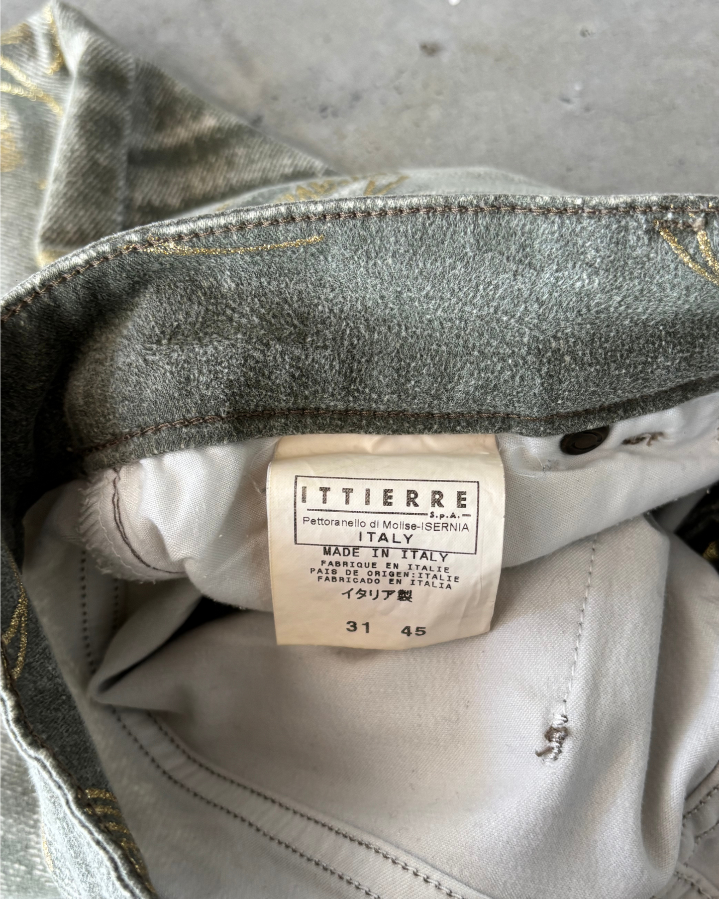 Cavalli Monogram Jeans