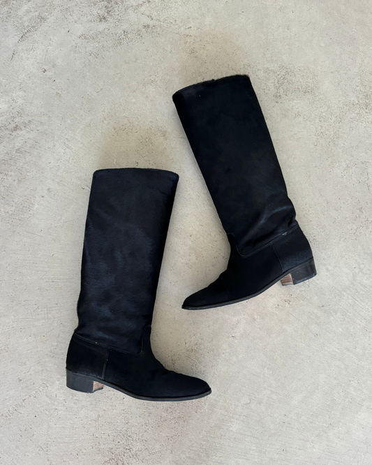 Manolo Blahnik Hide Boots