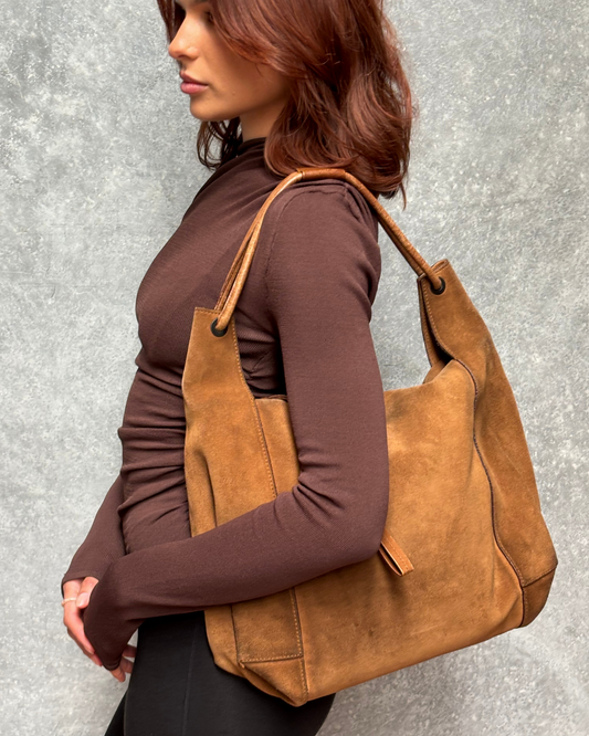 Gucci Suede Hobo Bag