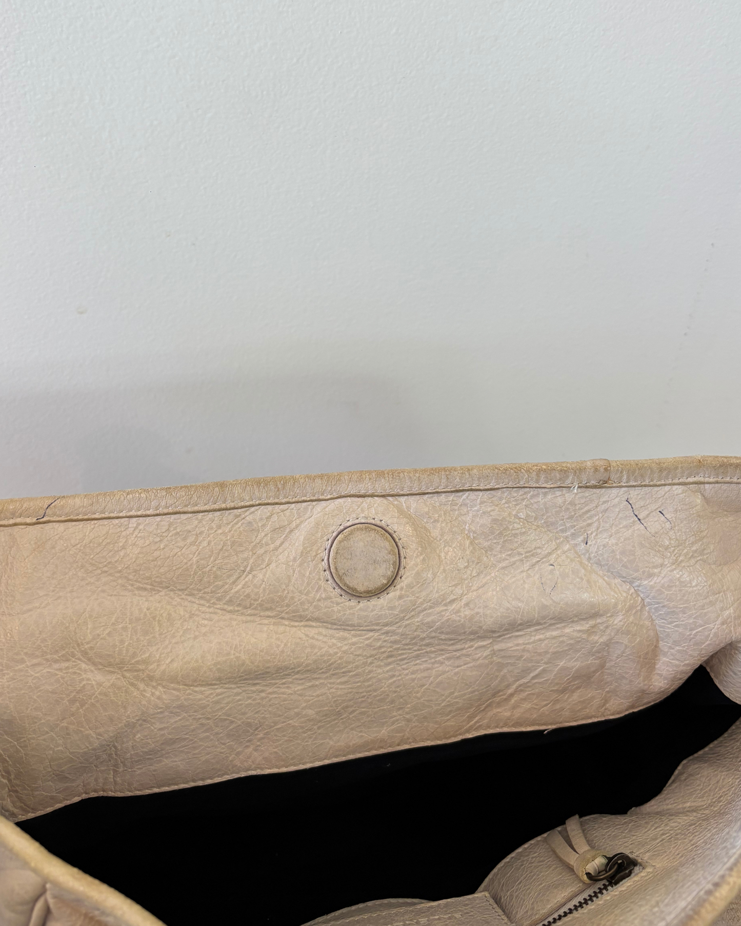 Balenciaga Cream Sunday Tote Bag