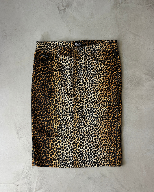 Dolce & Gabbana Leopard Skirt