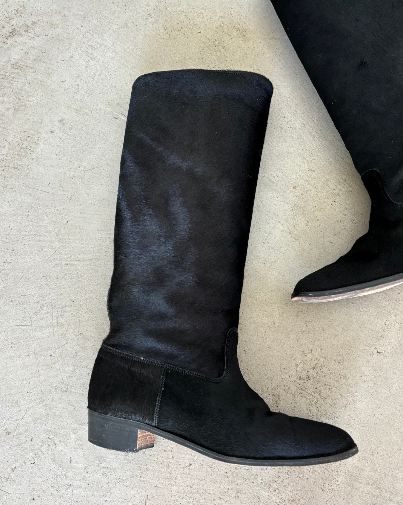 Manolo Blahnik Hide Boots