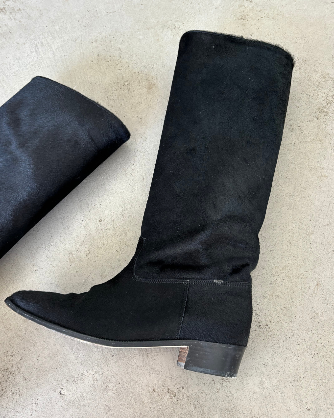 Manolo Blahnik Hide Boots