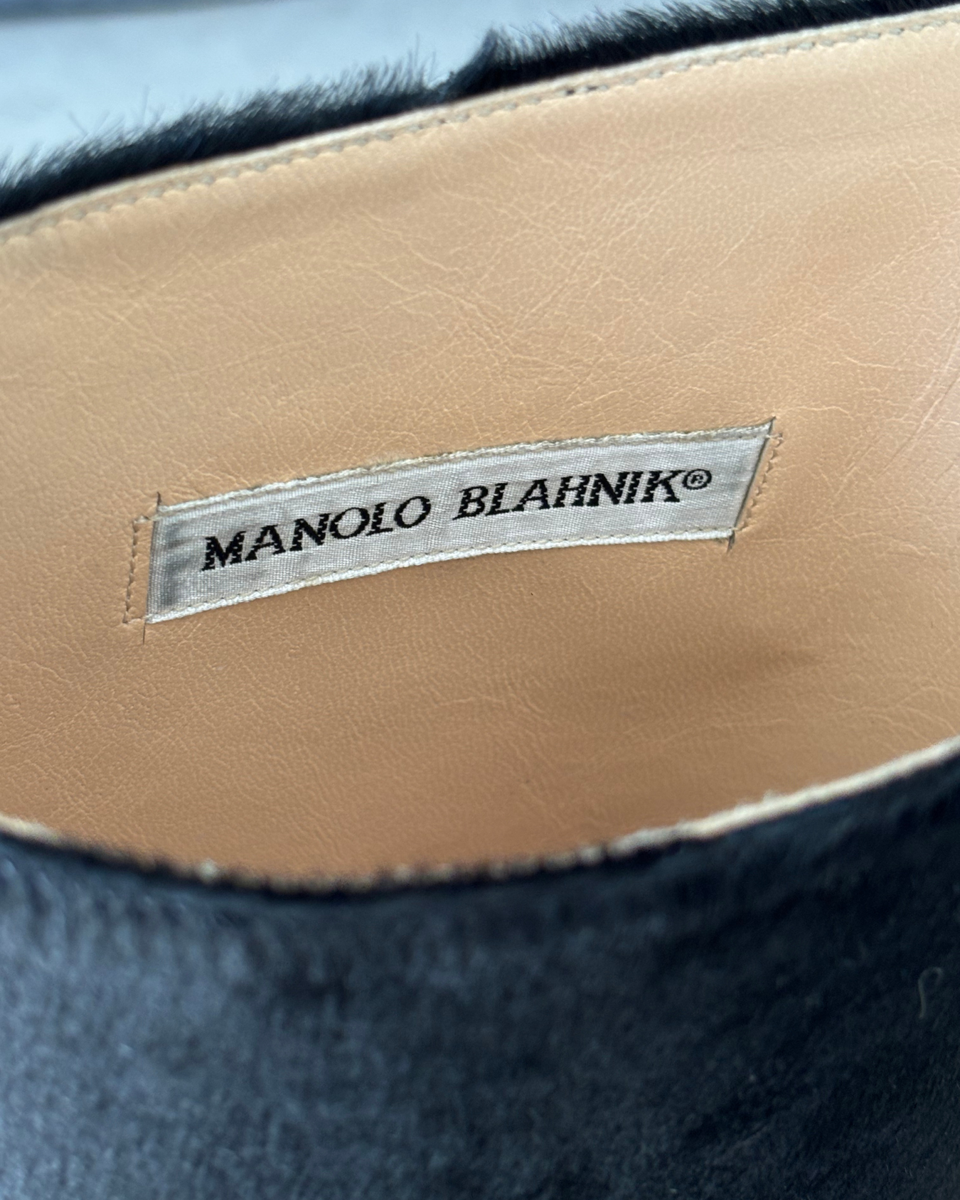 Manolo Blahnik Hide Boots