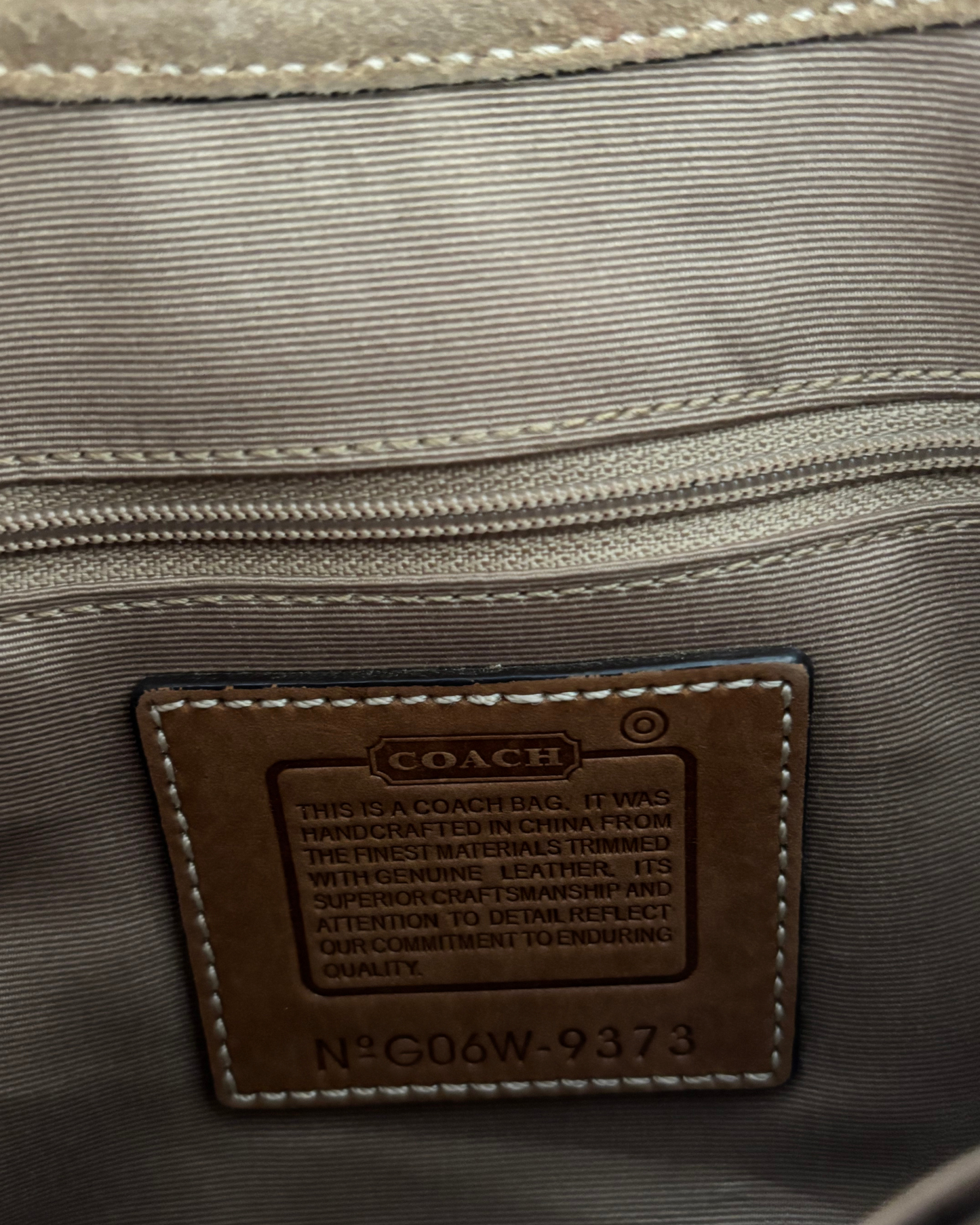 Coach Soho Monogram Bag