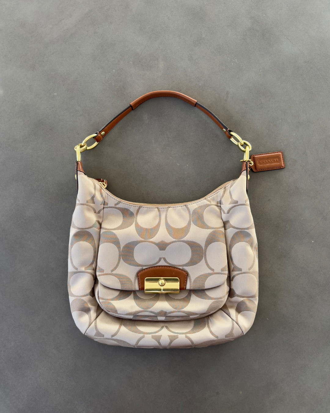 Coach Monogram Shoulder Bag