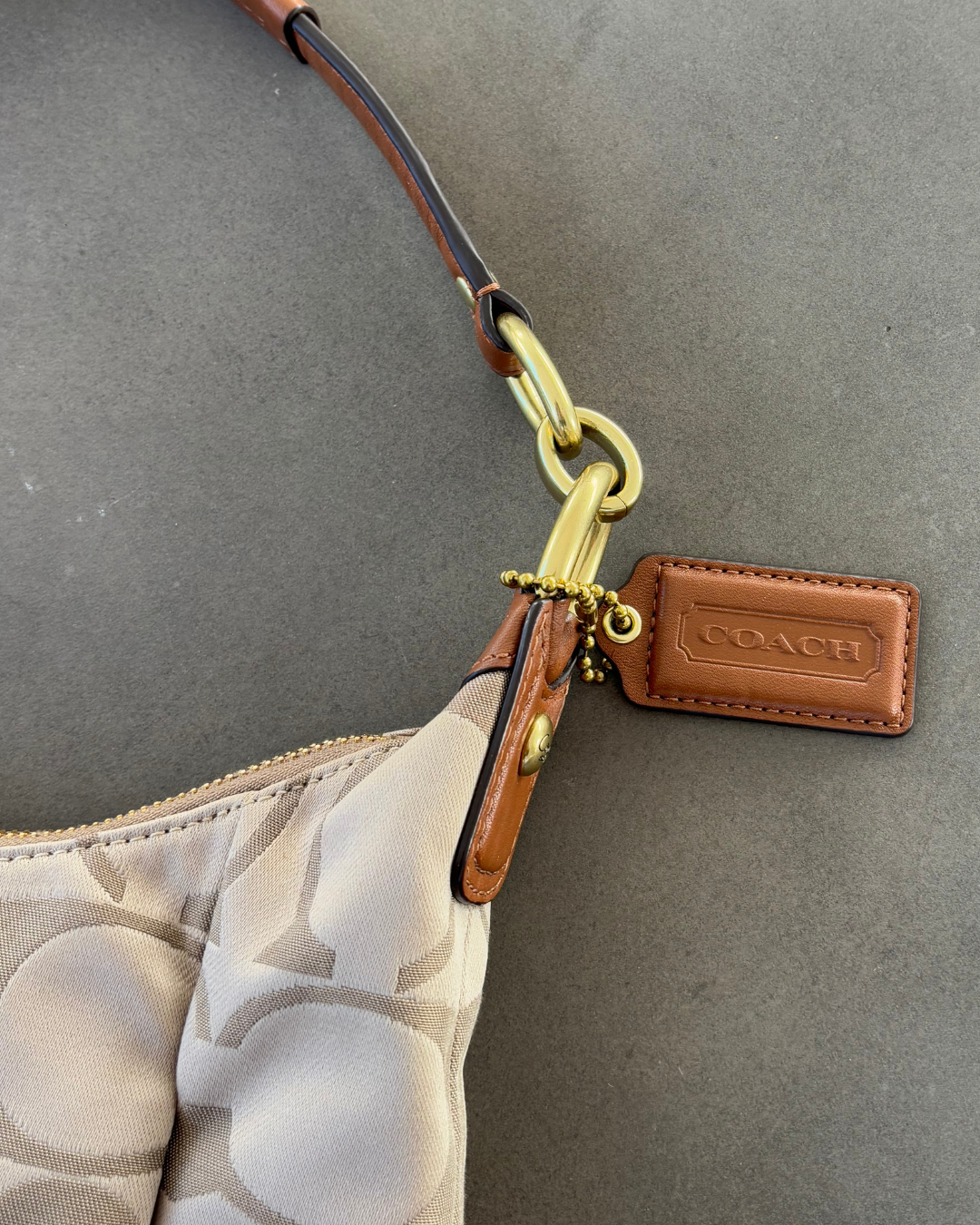 Coach Monogram Shoulder Bag