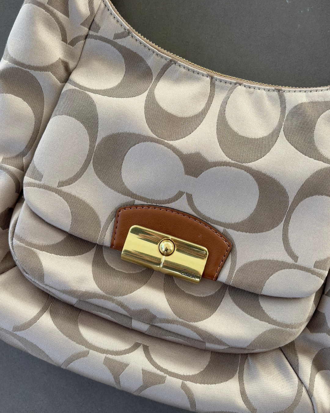 Coach Monogram Shoulder Bag