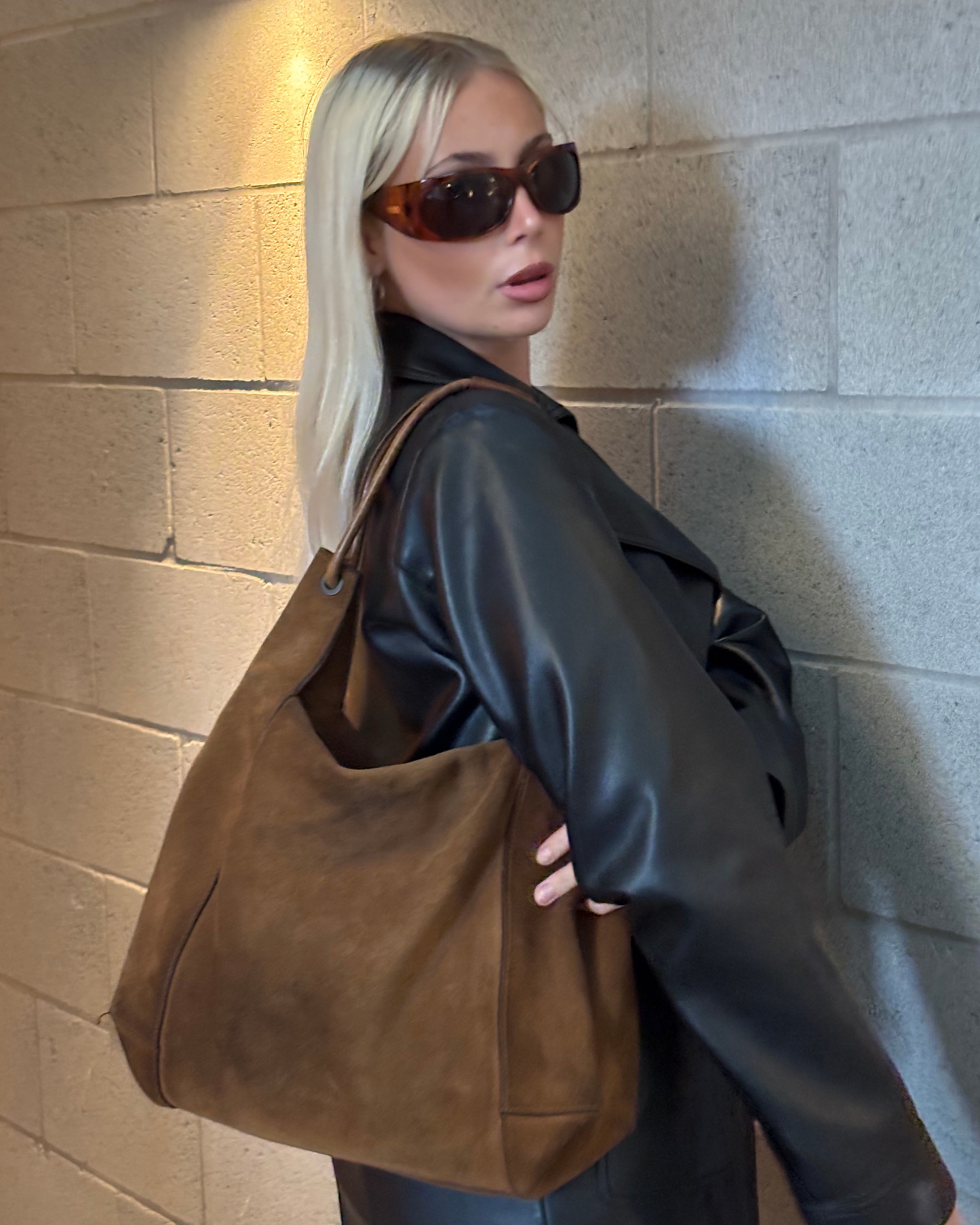 Gucci Suede Hobo Bag