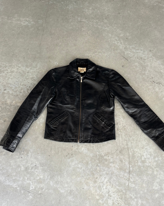 Armani Exchange Leather Jacket