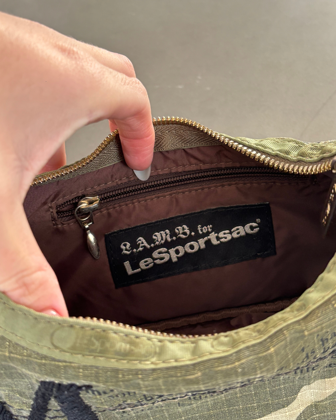 Gwen Stefani L.A.M.B. for LeSportsac Camo Mini Bag