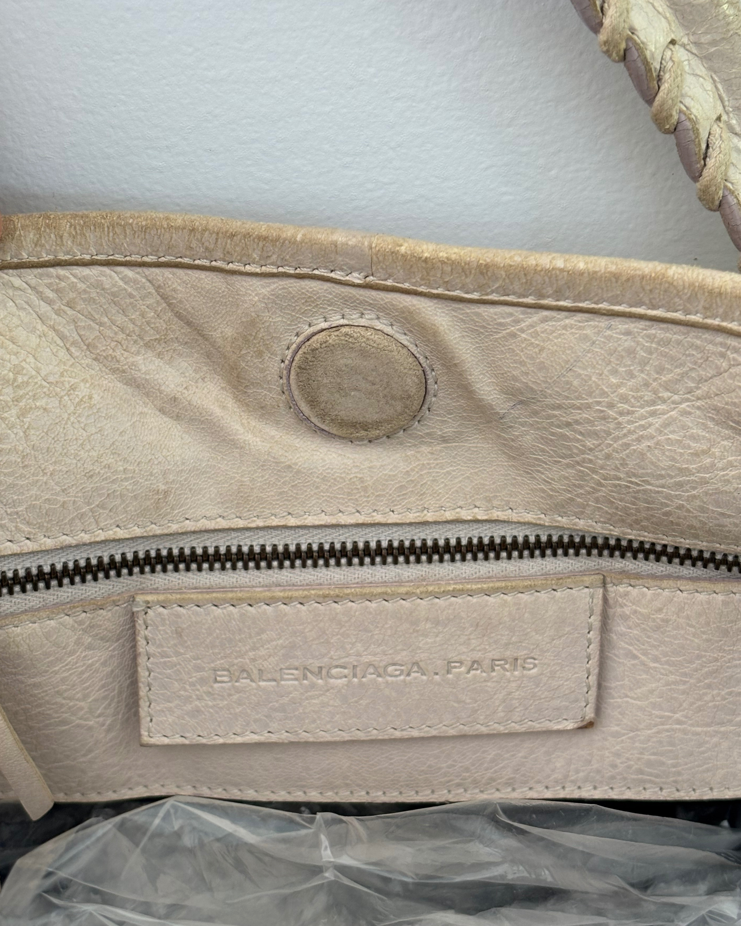Balenciaga Cream Sunday Tote Bag