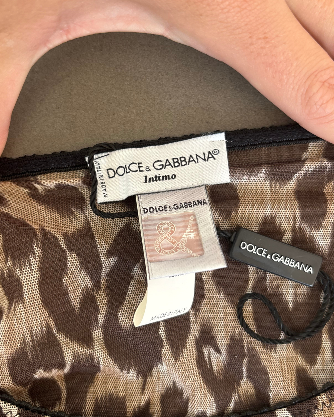 D&G Leopard Sheer Tank