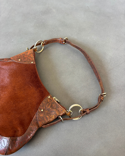 DKNY Brown Hide Mini Bag