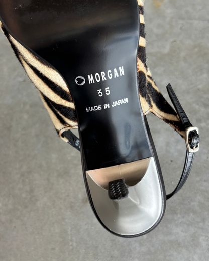 Morgan De Toi Zebra Hide Heels