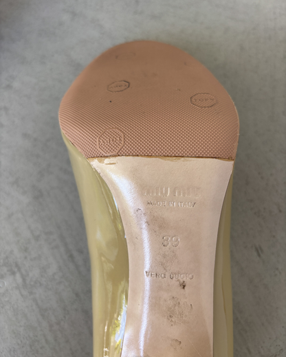 Miu Miu Patent Nude Heels