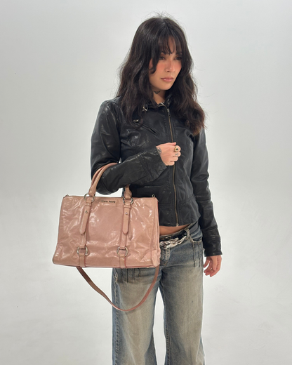 Miu Miu Pink Vitello Bag