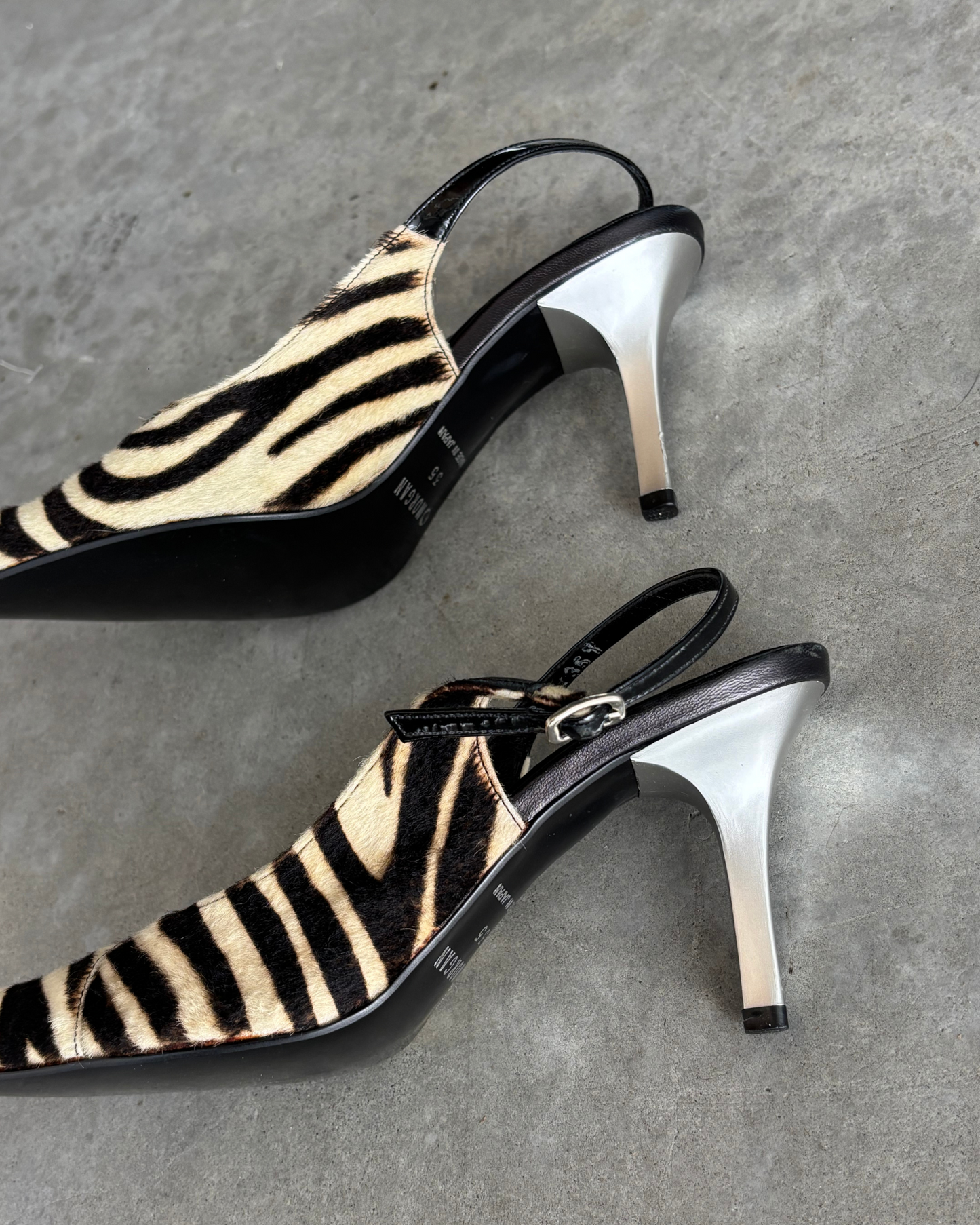 Morgan De Toi Zebra Hide Heels