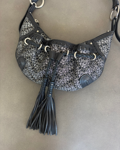 DKNY Monogram Tassel Bag