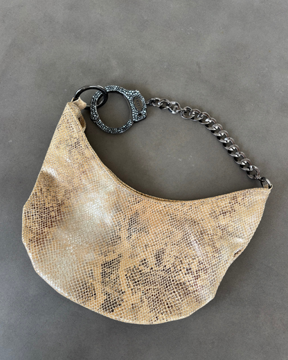 Cuffz Bag with Black Swarovski Cuff