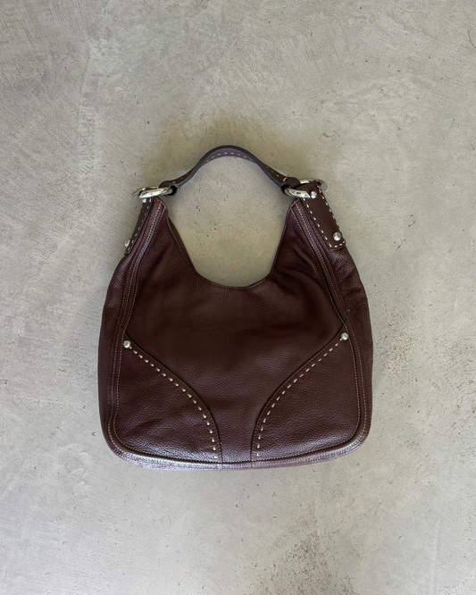 Francesco Biasia Brown Hobo Bag