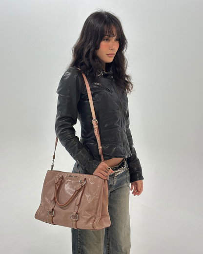 Miu Miu Pink Vitello Bag