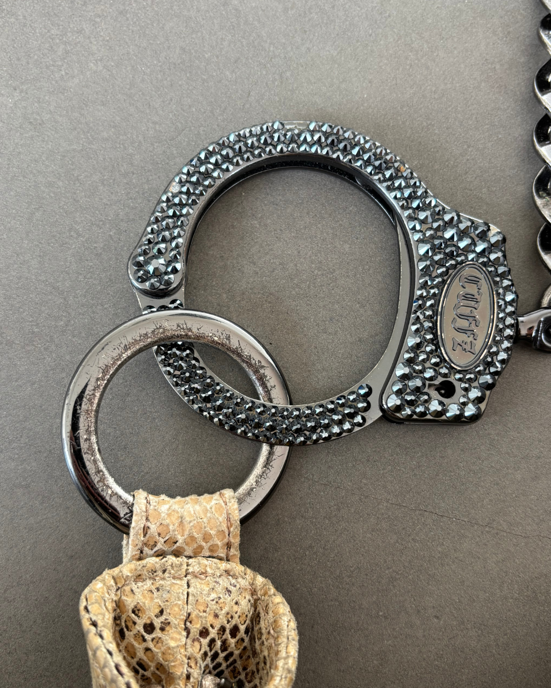 Cuffz Bag with Black Swarovski Cuff