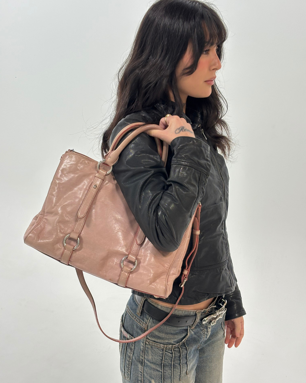Miu Miu Pink Vitello Bag