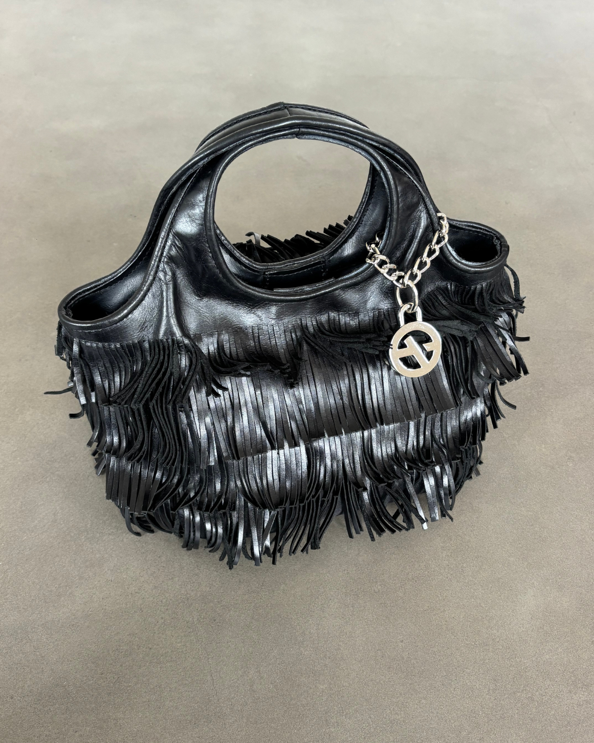Francesco Biasia Fringe Handbag