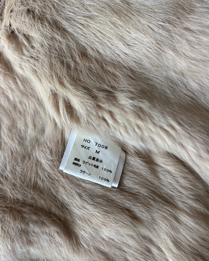 Rabbit Fur Vintage Coat