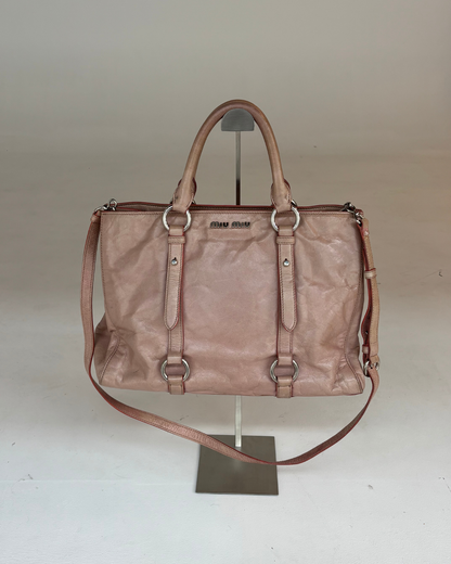 Miu Miu Pink Vitello Bag