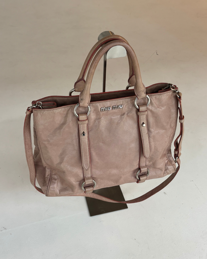 Miu Miu Pink Vitello Bag