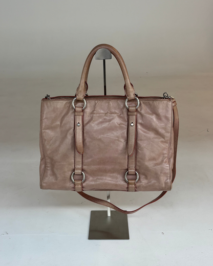 Miu Miu Pink Vitello Bag