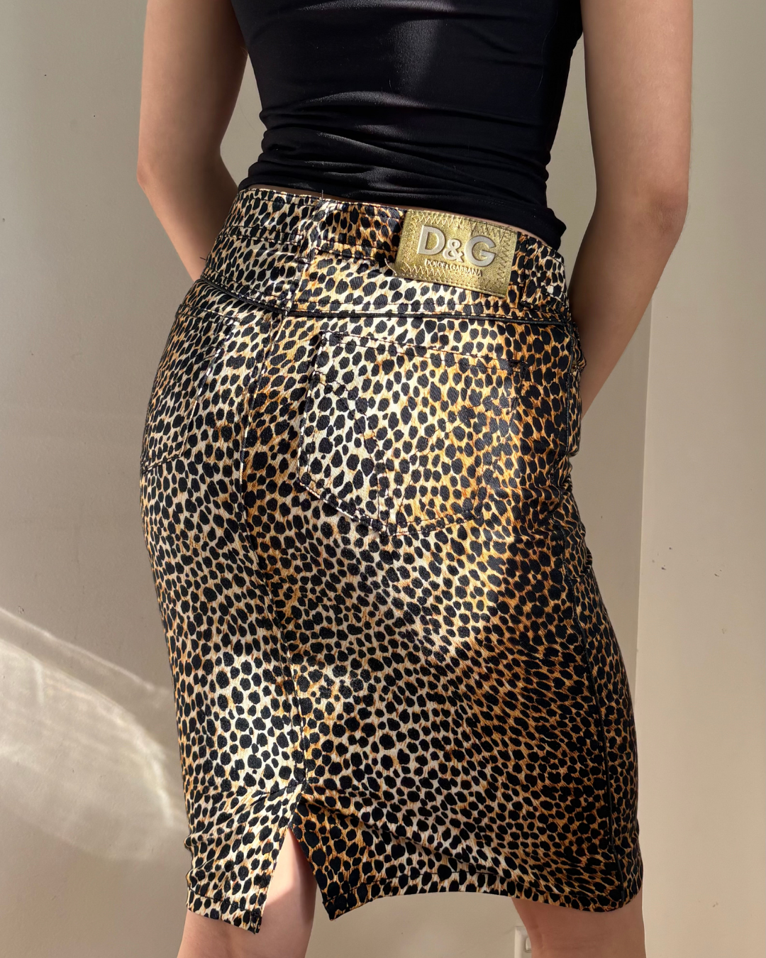 Dolce & Gabbana Leopard Skirt