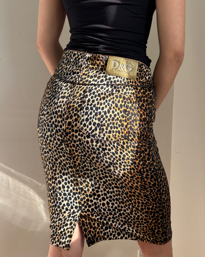 Dolce & Gabbana Leopard Skirt