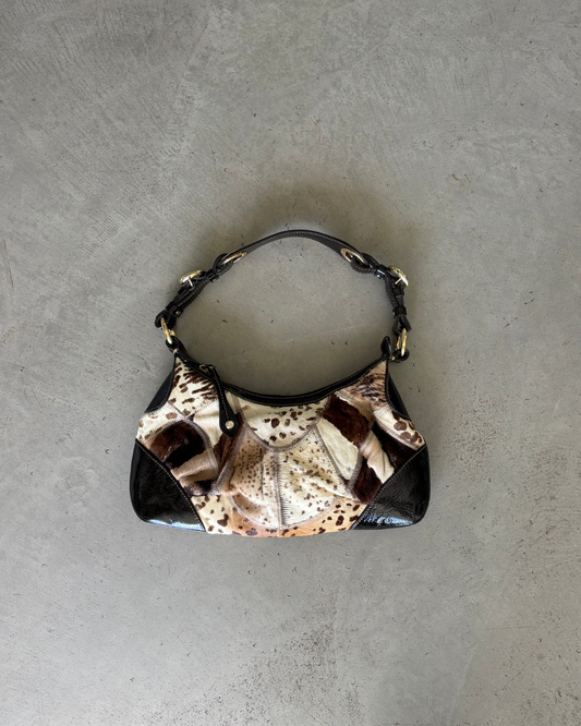 Francesco Biasia Patchwork Hide Bag