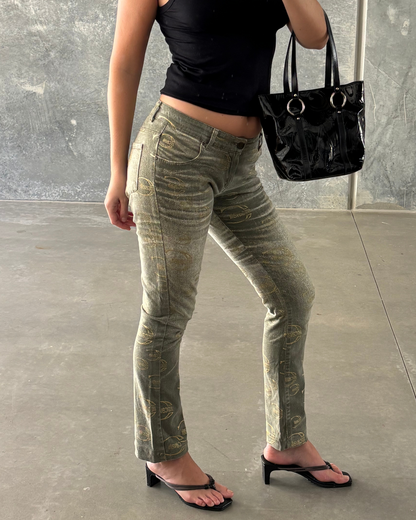 Cavalli Monogram Jeans