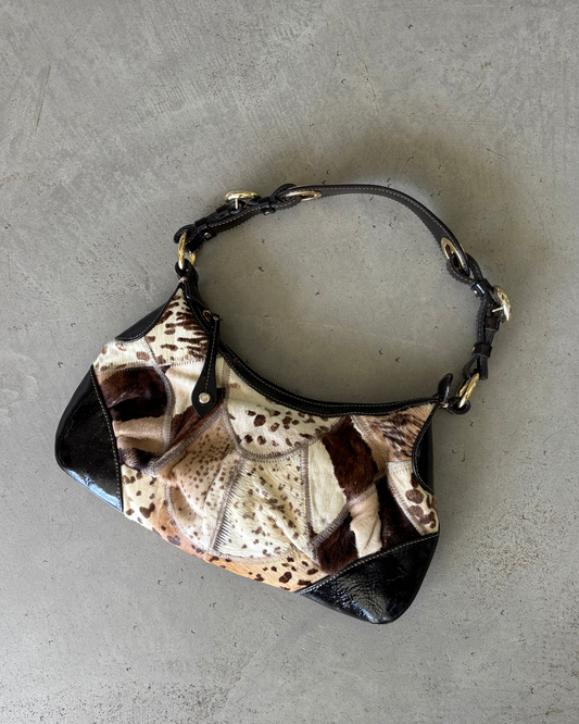 Francesco Biasia Patchwork Hide Bag