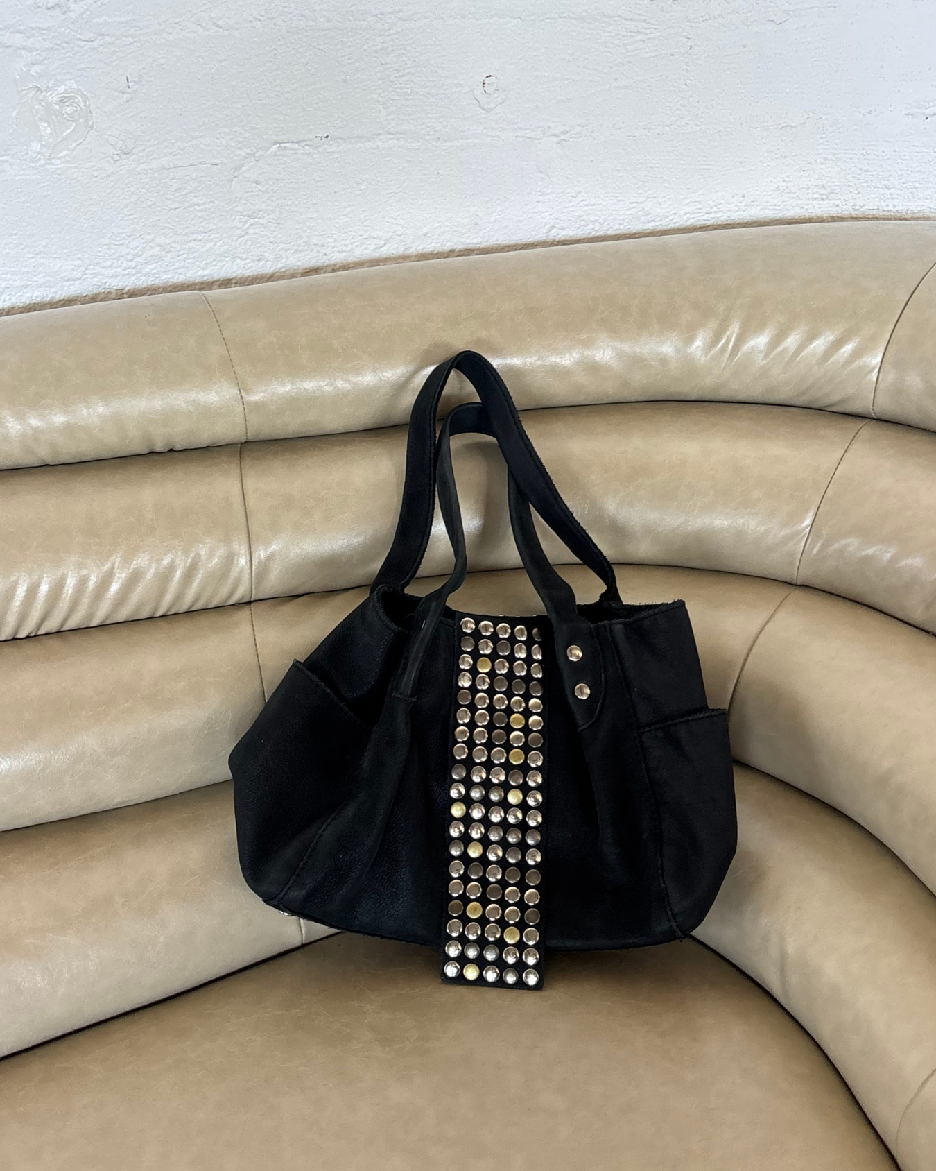 TRES Studded Black Bag – Ache Archive