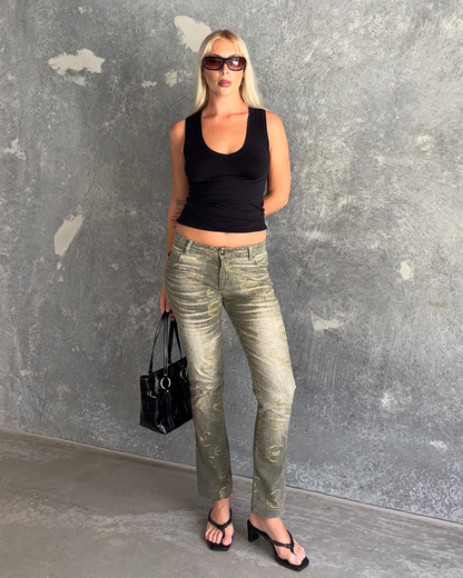 Cavalli Monogram Jeans