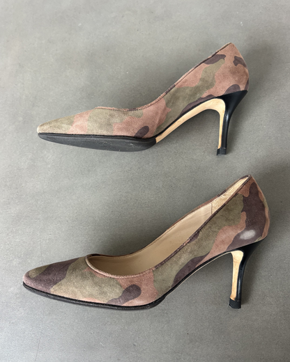 Manolo Blahnik Camo Hide Heels