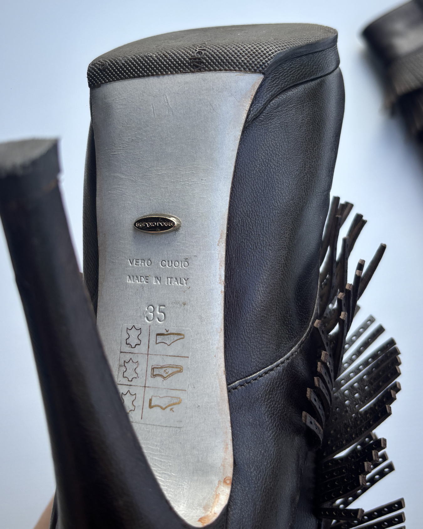 Sergio Rossi Fringe Boots