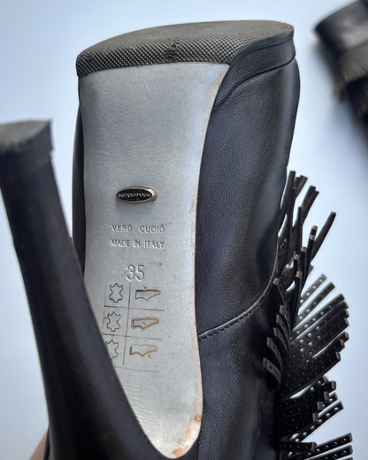 Sergio Rossi Fringe Boots