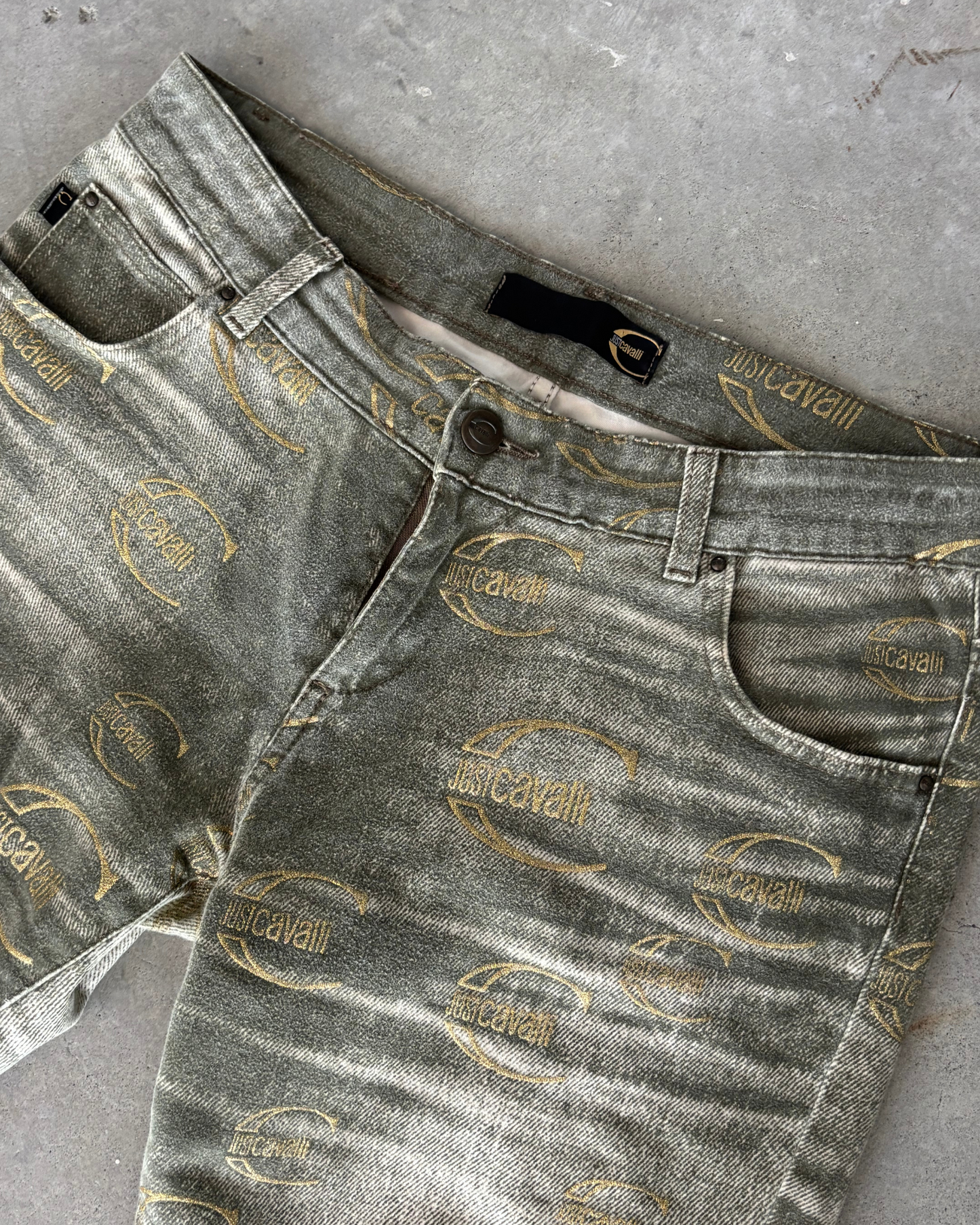 Cavalli Monogram Jeans