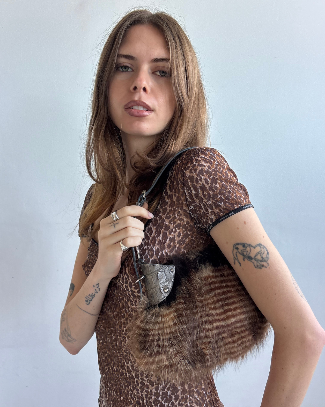 DKNY Fur Mini Bag