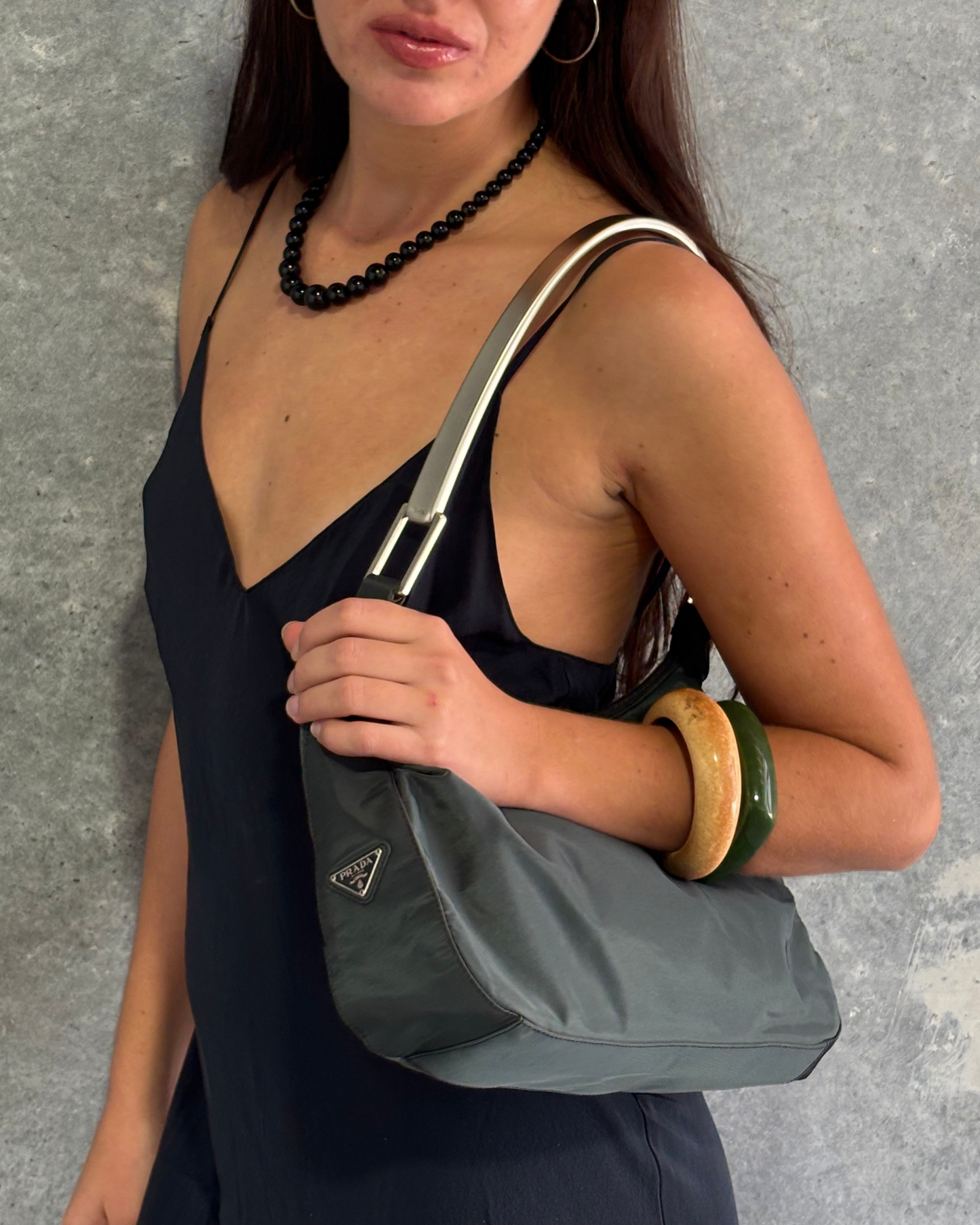 Prada Bag With Metal Handle